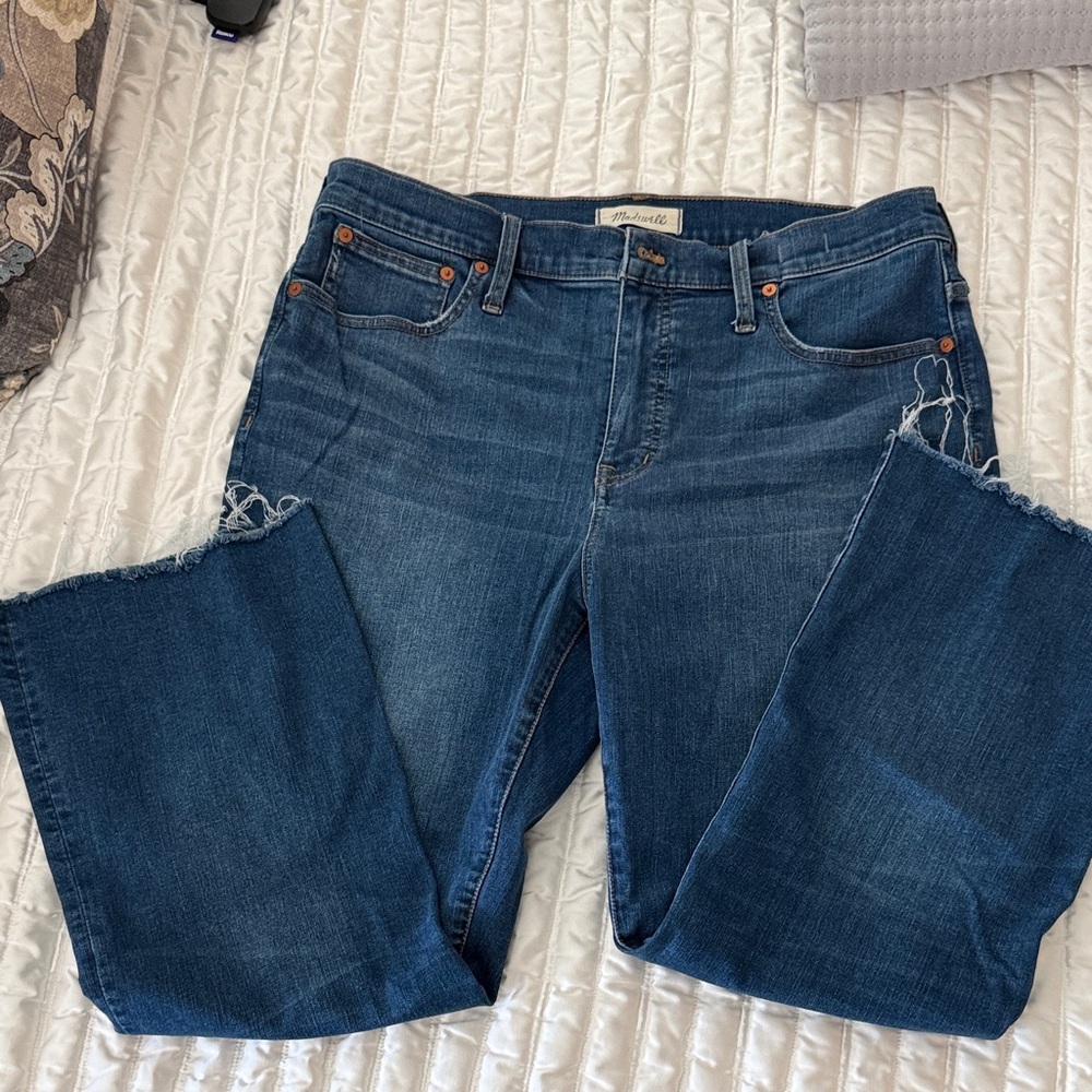 Madewell Blue Ankle & Cropped Jeans 32 cropped boot